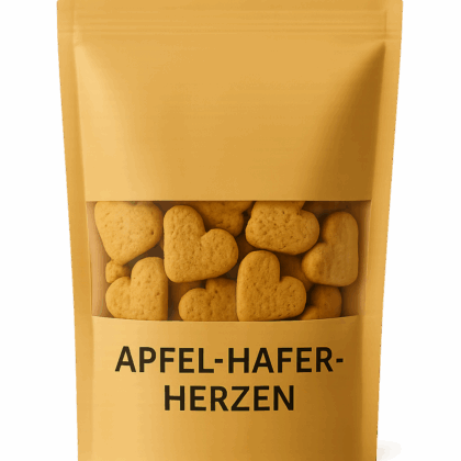 Apfel-Hafer-Herzen