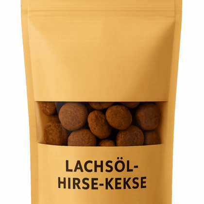 Lachsöl-Hirse-Kekse